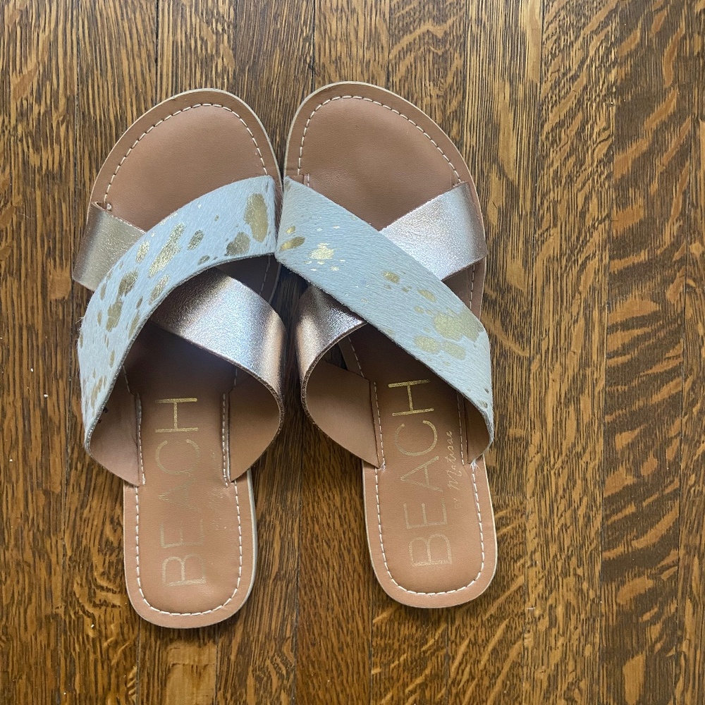Beach by Matisse Pebble Criss Cross Sandal 8